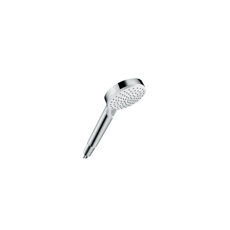 Hansgrohe 26332401 Crometta 1.8 GPM Single Function Hand Shower with Quick Clean and Eco Right Technologies in Chrome/White