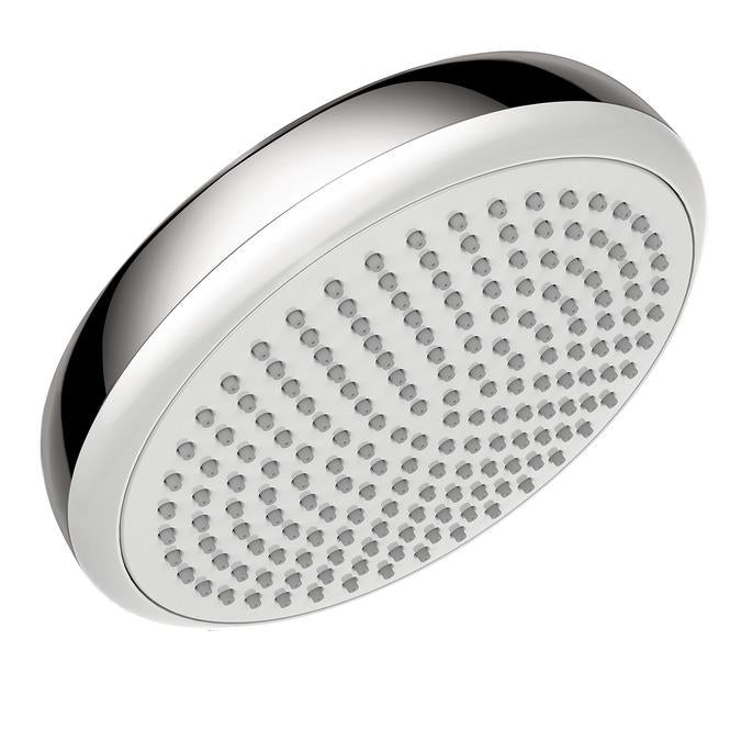 Hansgrohe 26578401 Crometta 2 GPM Single Function Shower Head with Quick Clean and Eco Right Technologies in Chrome/White