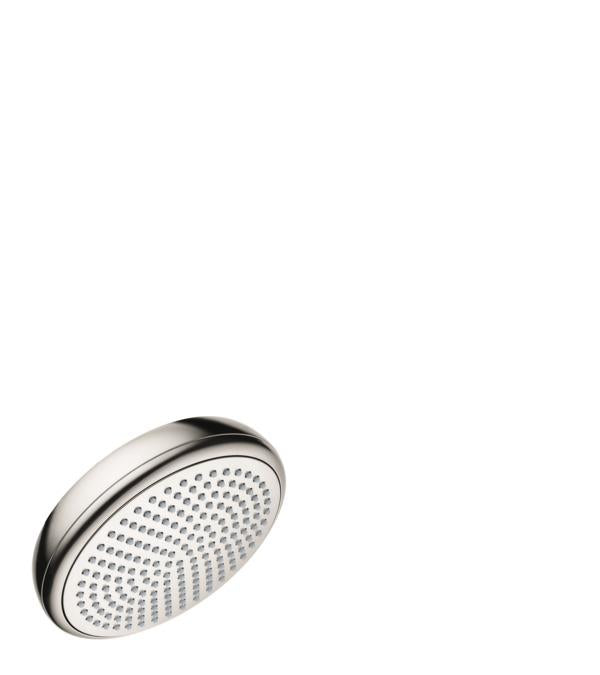 Hansgrohe 26578821 Crometta 2 GPM Single Function Shower Head with Quick Clean and Eco Right Technologies in Brushed Nickel