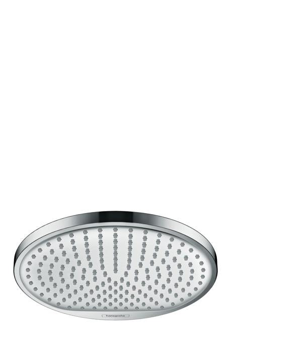 Hansgrohe 26724001 Crometta 2 GPM Single Function Rain Shower Head with Quick Clean and Eco Right Technologies in Chrome