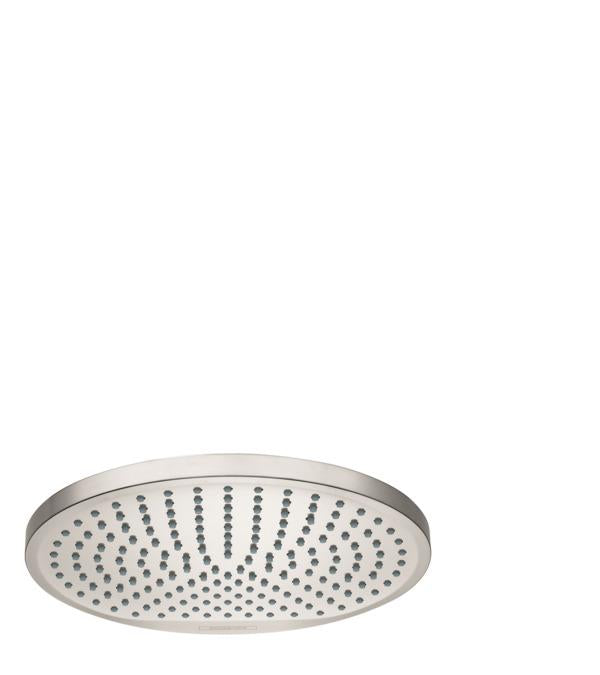 Hansgrohe 26724821 Crometta 2 GPM Single Function Rain Shower Head with Quick Clean and Eco Right Technologies in Brushed Nickel