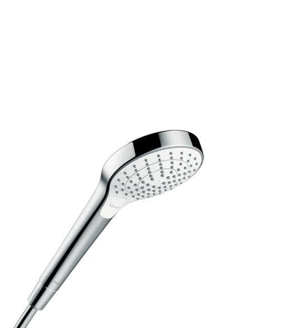 Hansgrohe 26803401 Croma Select S 2.5 GPM Vario-Function Handshower with Select and Quick Clean Technologies in Chrome/White