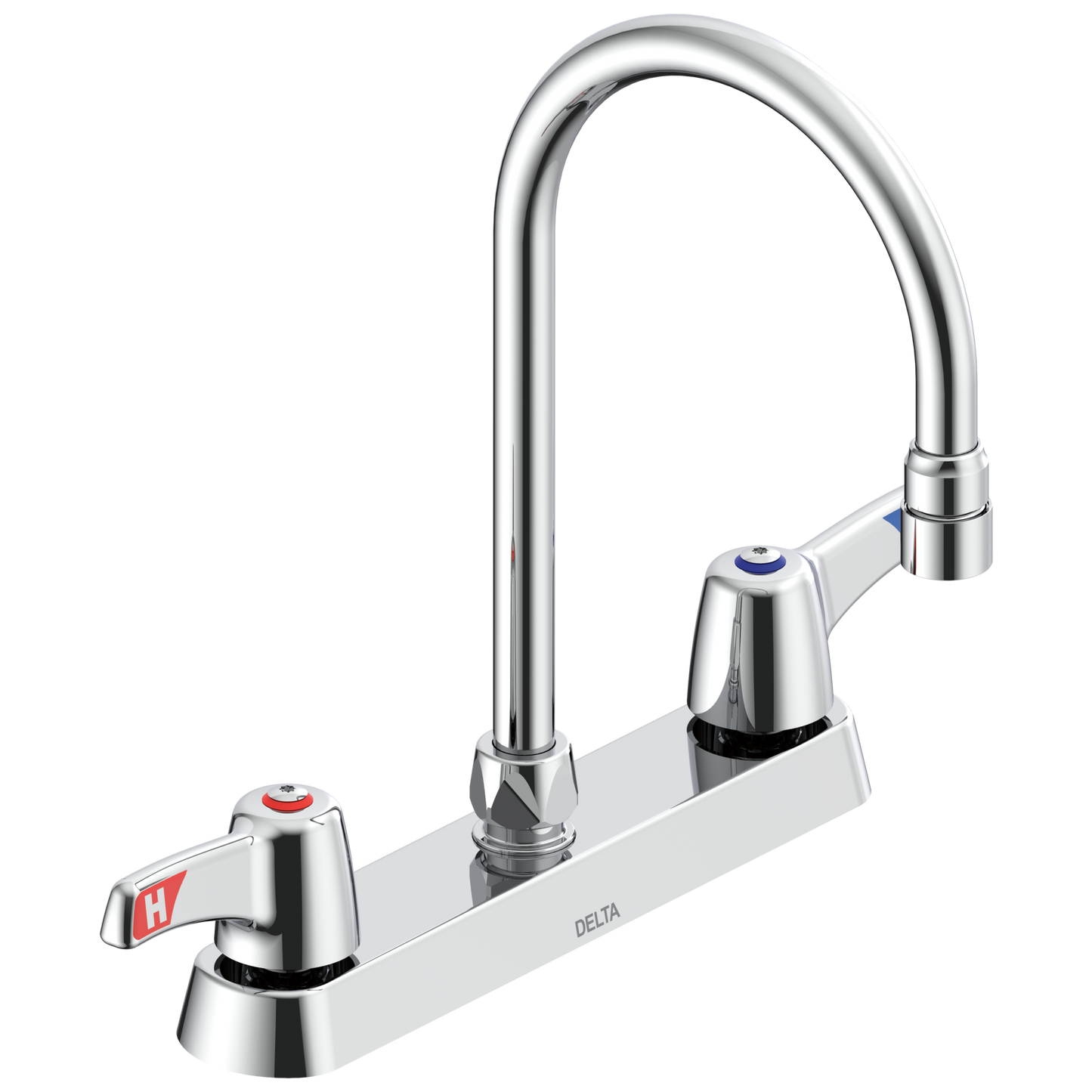 Commercial 26C3: Two Handle Deck-Mount Faucet
