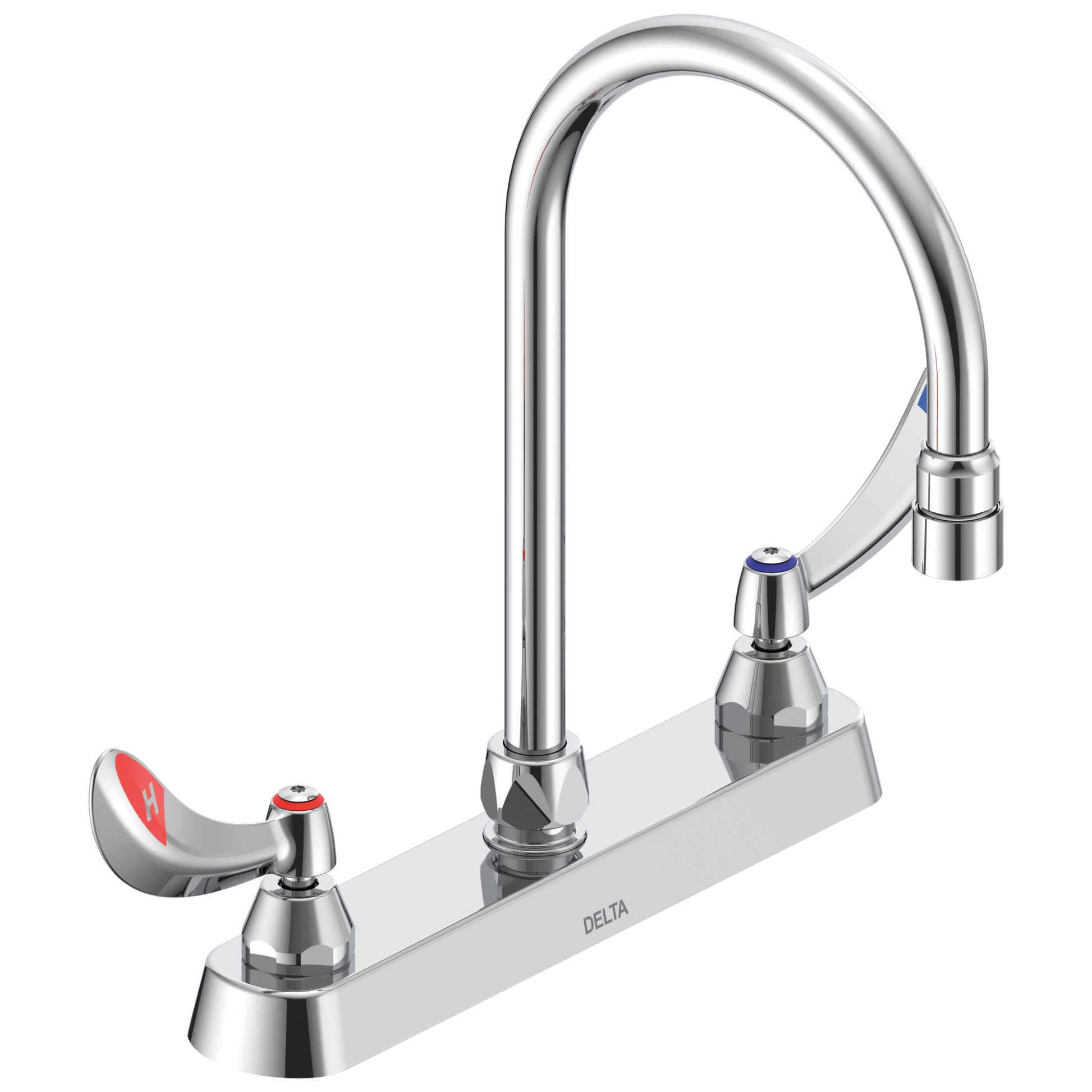 Commercial 26C3: Two Handle Deck-Mount Faucet