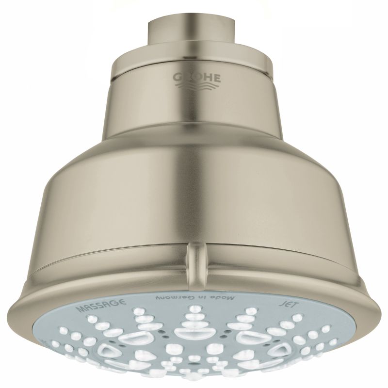 Grohe 27126 Relexa Rustic 2.5 GPM Multi-Function Shower Head with Speed Clean Technology