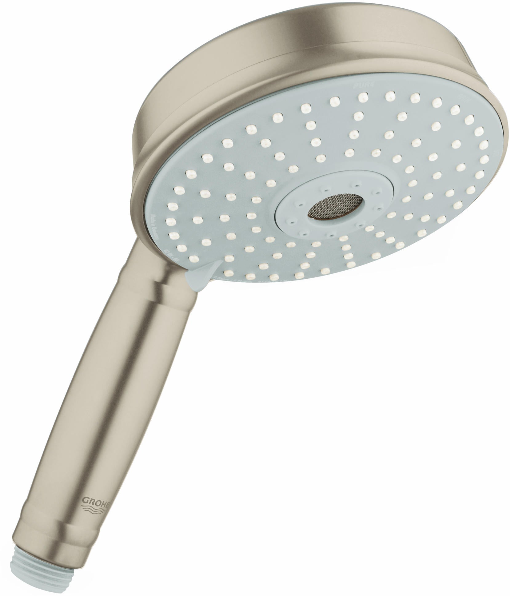 Grohe 27129 Rainshower Rustic Multi-Function Handshower Three Spray with Speed Clean Technology
