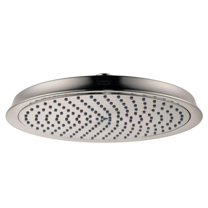Hansgrohe 27377821 Raindance 2 GPM Single Function Rain Round Shower Head in Brushed Nickel