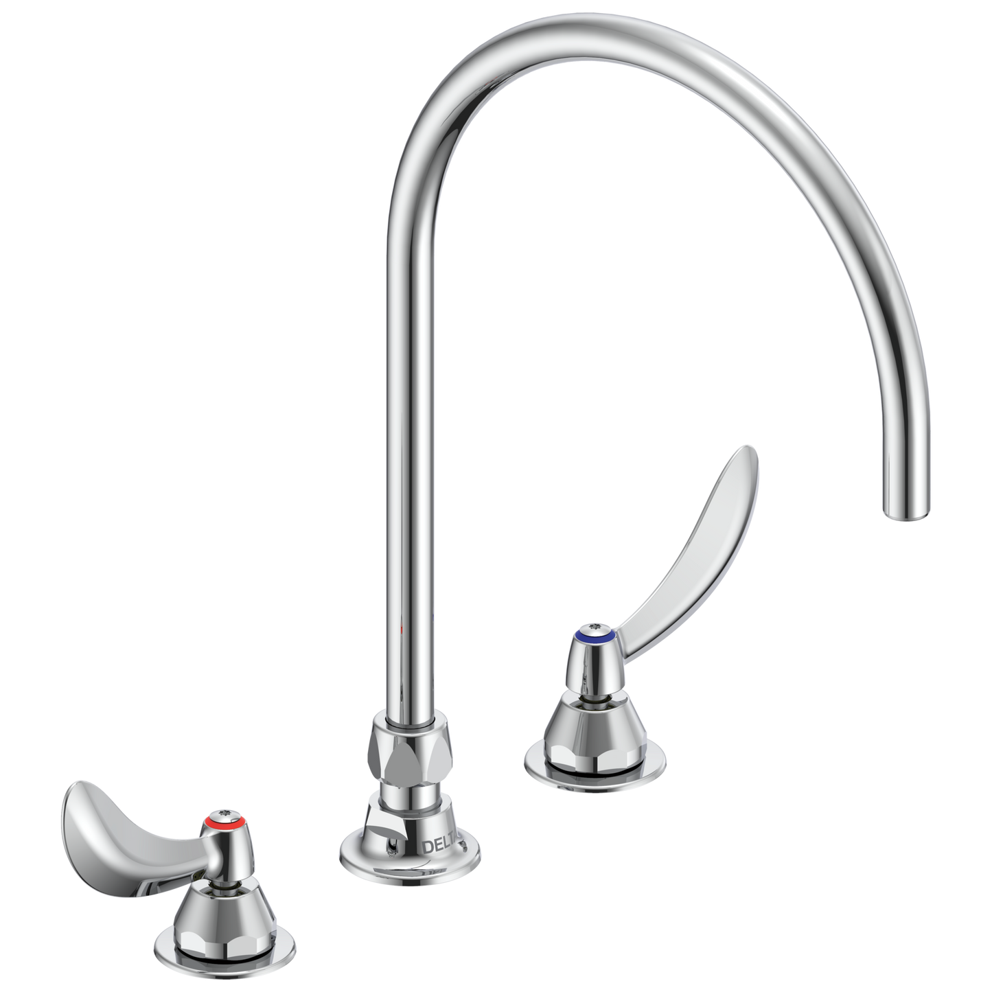 Delta Commercial 27C1 / 27C2: Two Handle 8" Below Deck Mount Faucet
