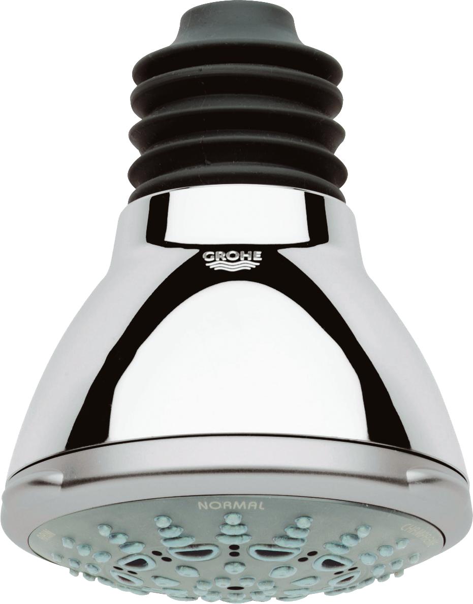 Grohe 28448 Movario 2.5 GPM Multi-Function Wall Mount Shower Head Five Spray with Speed Clean Technology
