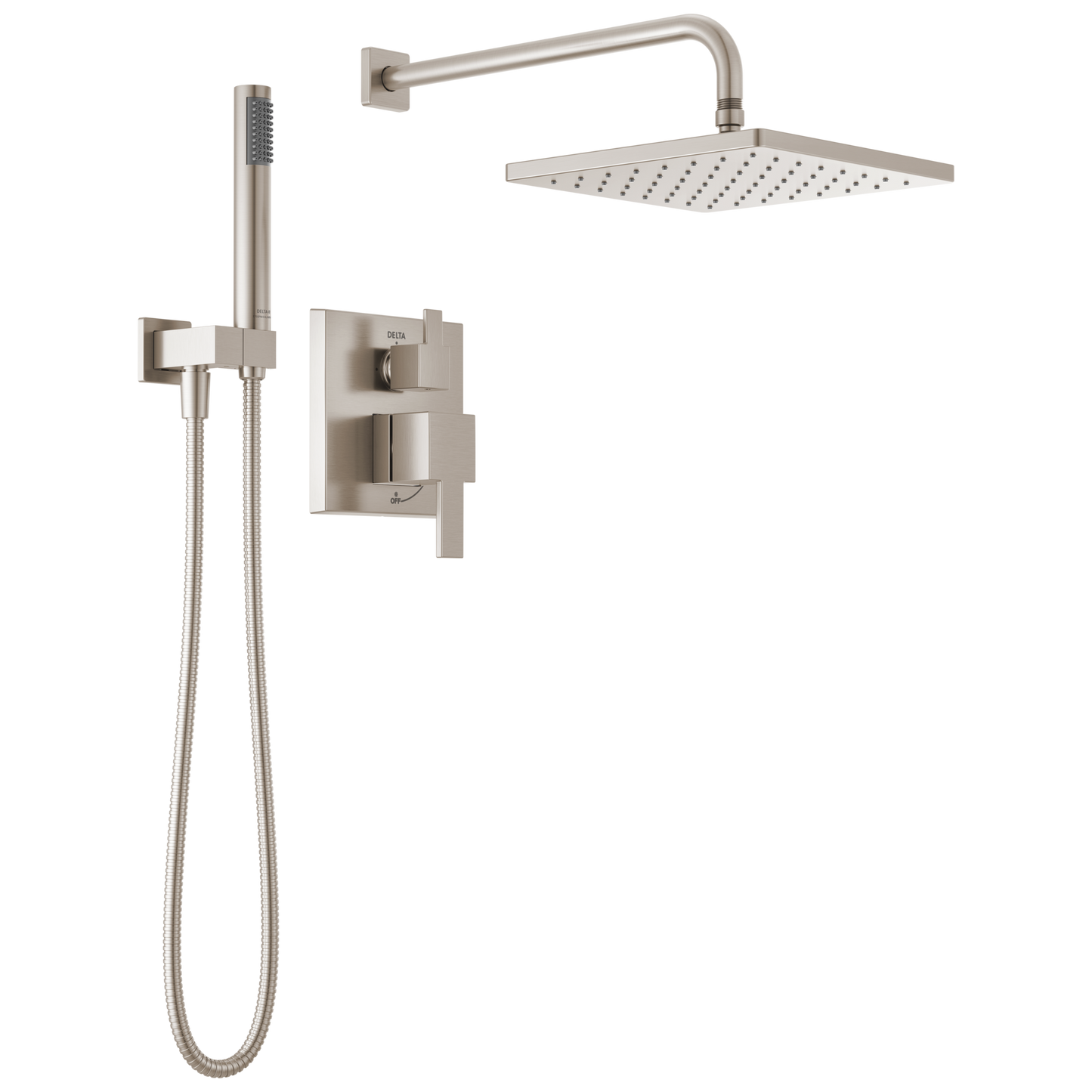 Delta Modern: Monitor 14 Series Shower with Raincan, Hand Shower & Rough Valve