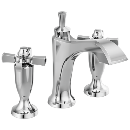 Delta Delta Dorval™: Two Handle Widespread Bathroom Faucet