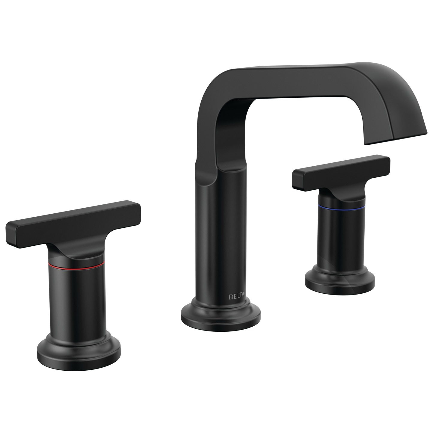 Delta Tetra: Two Handle Widespread Bathroom Faucet