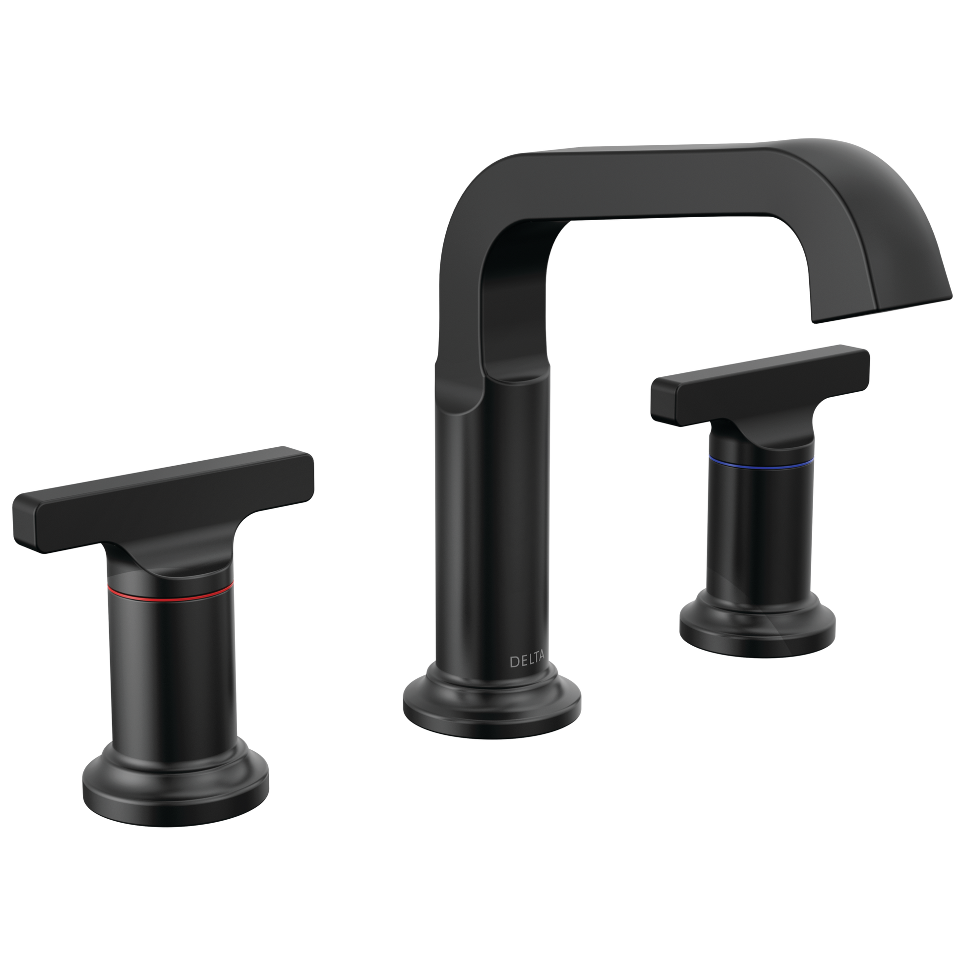 Delta Tetra: Two Handle Widespread Bathroom Faucet