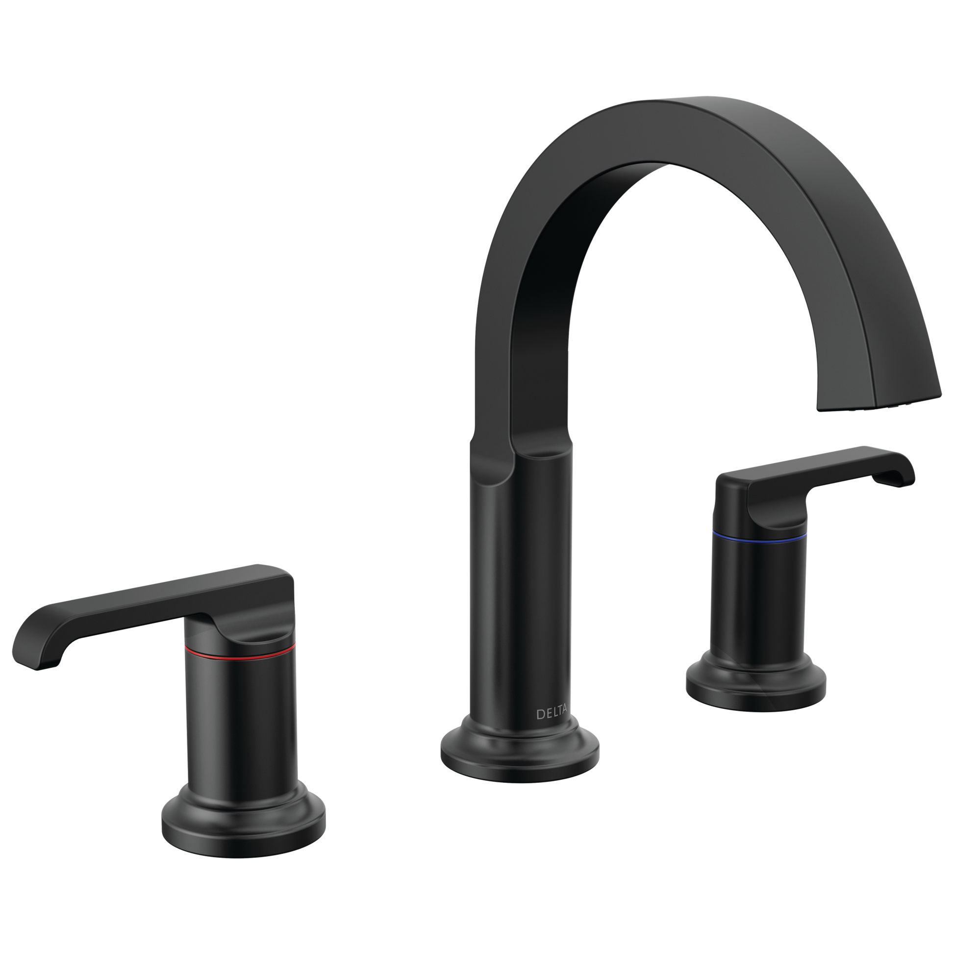 Delta Tetra: Two Handle Widespread Bathroom Faucet
