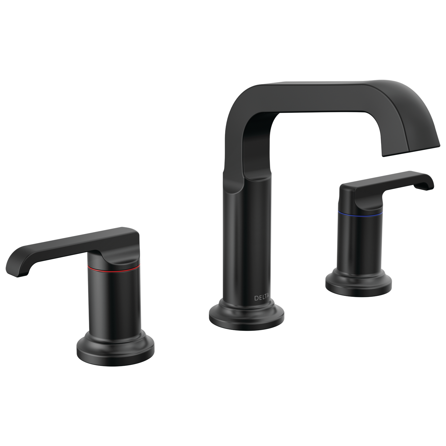 Delta Tetra: Two Handle Widespread Bathroom Faucet