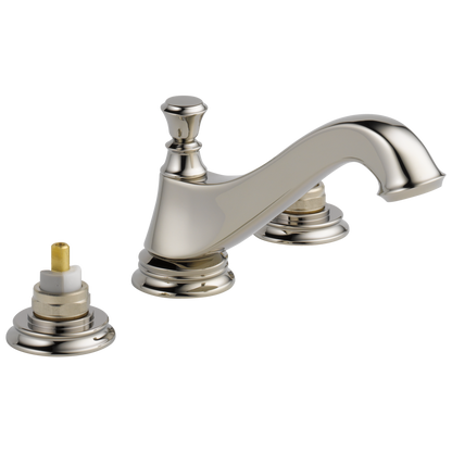 Delta 3595LF-MPU-LHP Cassidy Two Handle Widespread Lavatory Faucet - Low Arc Spout - Less Handles