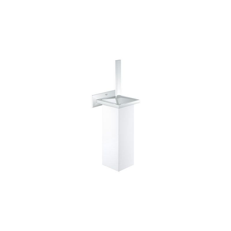 Grohe 40500000 Allure Brilliant Toilet Brush Set Wall Mount