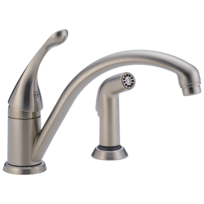 Delta 441-DST Classic Single Handle Kitchen Faucet with Spray