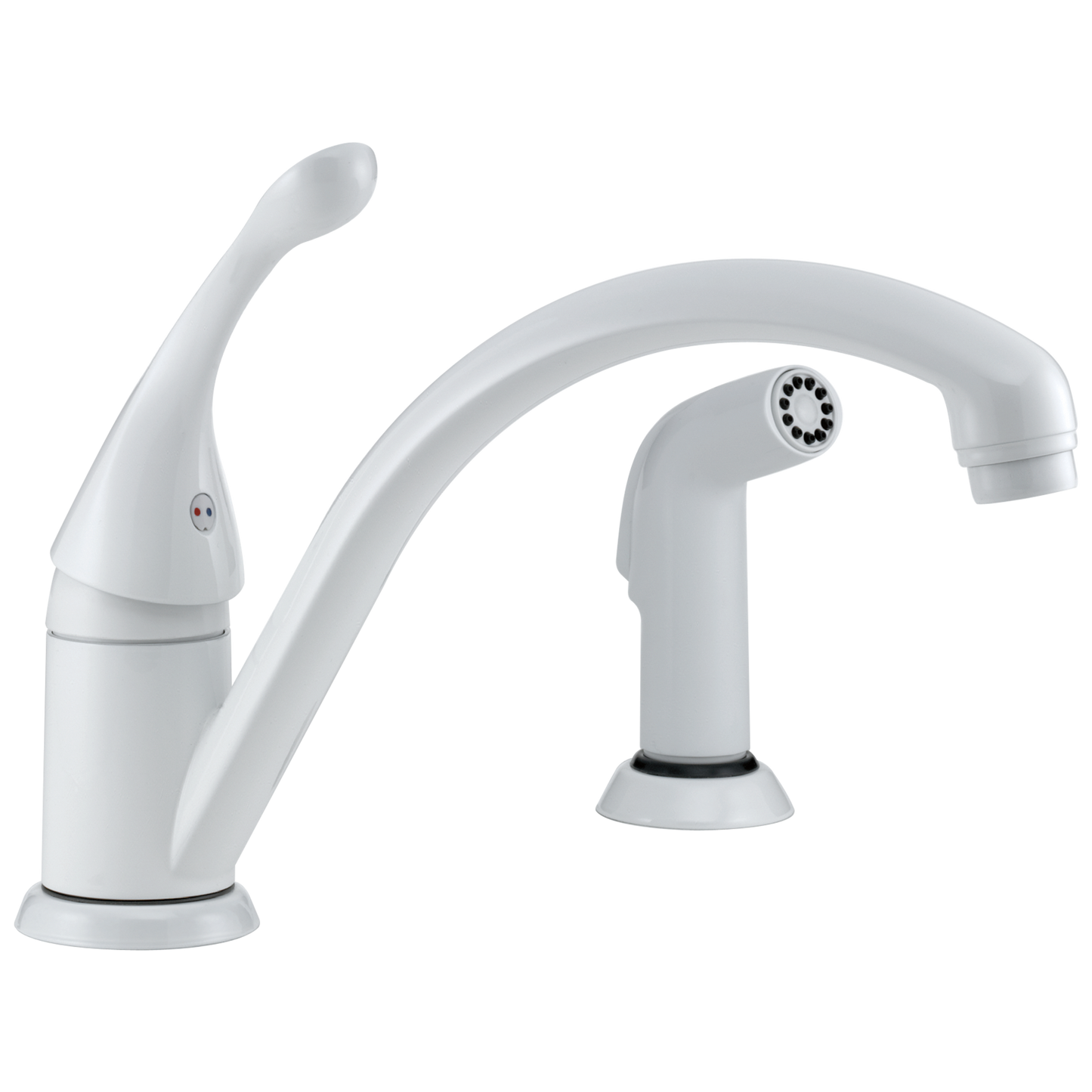 Delta 441-DST Classic Single Handle Kitchen Faucet with Spray
