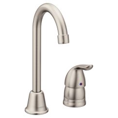 Moen 4904SRS Chateau One Handle Bar Faucet in Spot Resist Stainless