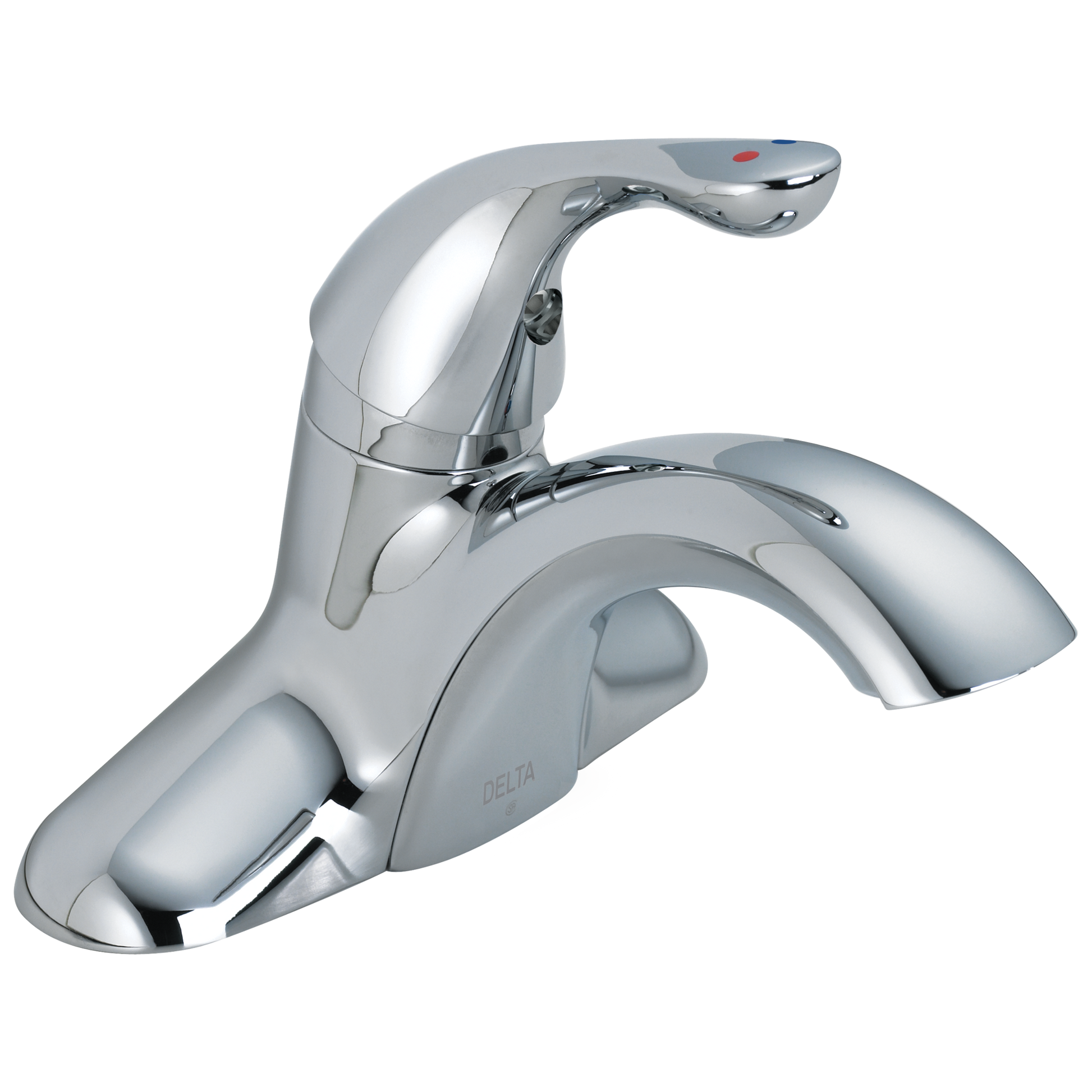 Delta 501LF-HDF Center Set Bathroom Faucet with Diamond Seal Technology