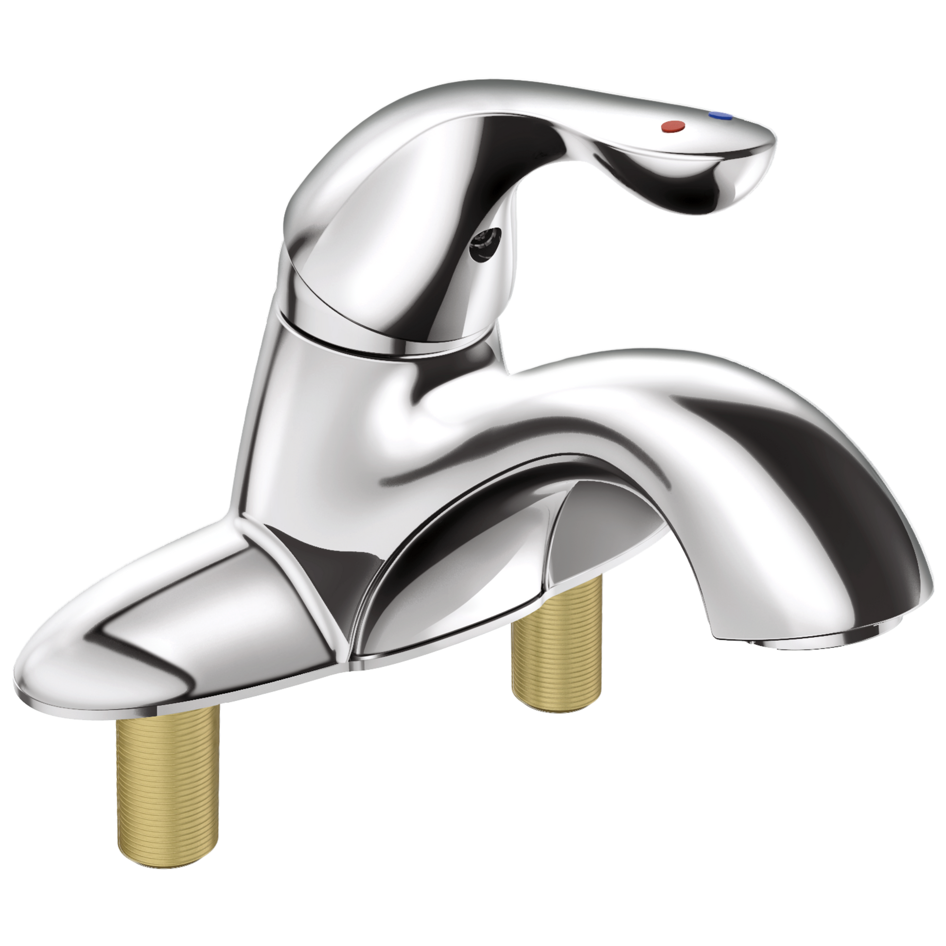Delta 505LF Classic Single Handle Centerset Lavatory Faucet with City Shanks