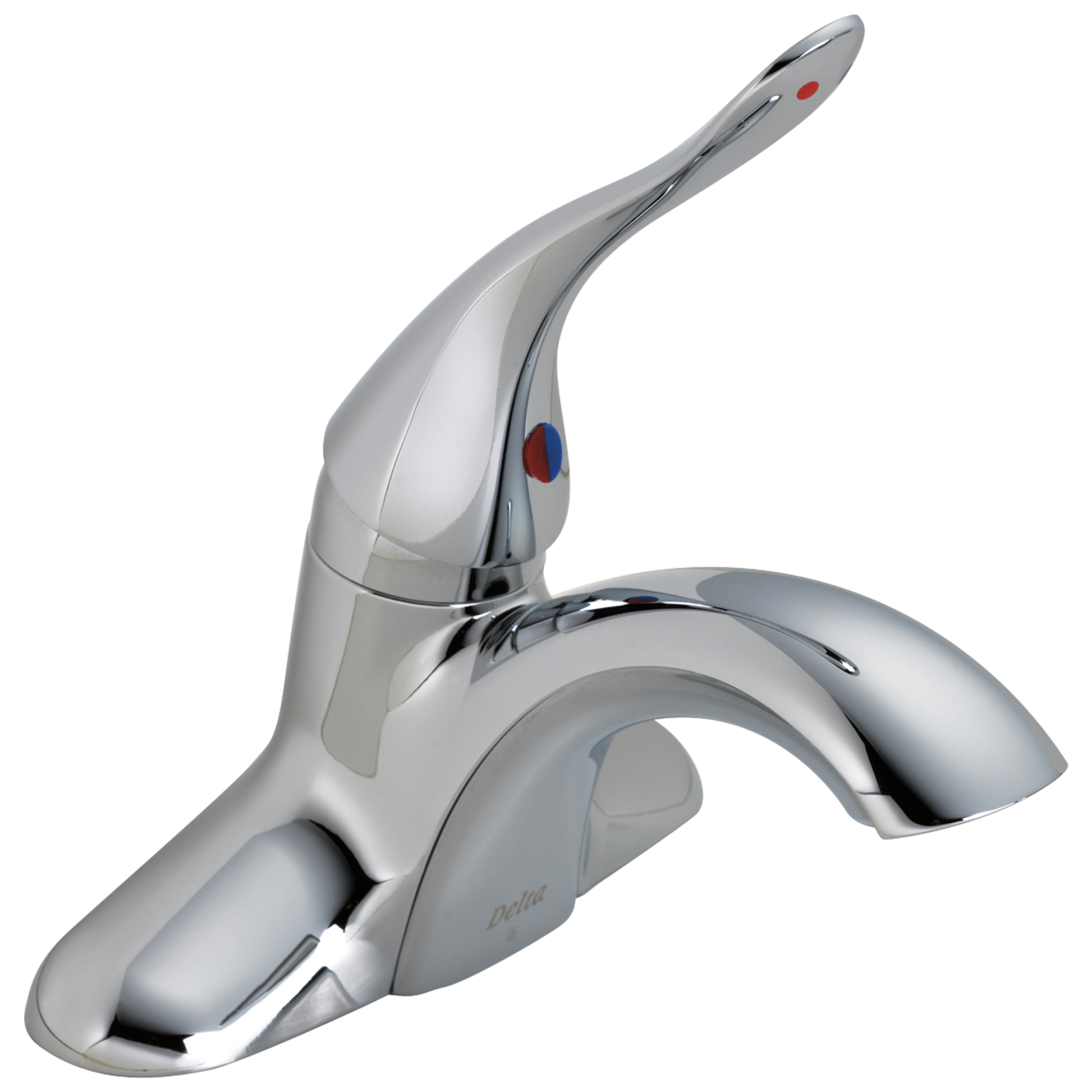 Delta 511LF-HGMHDF Single Handle Center Set Lavatory Faucet Less Pop-Up