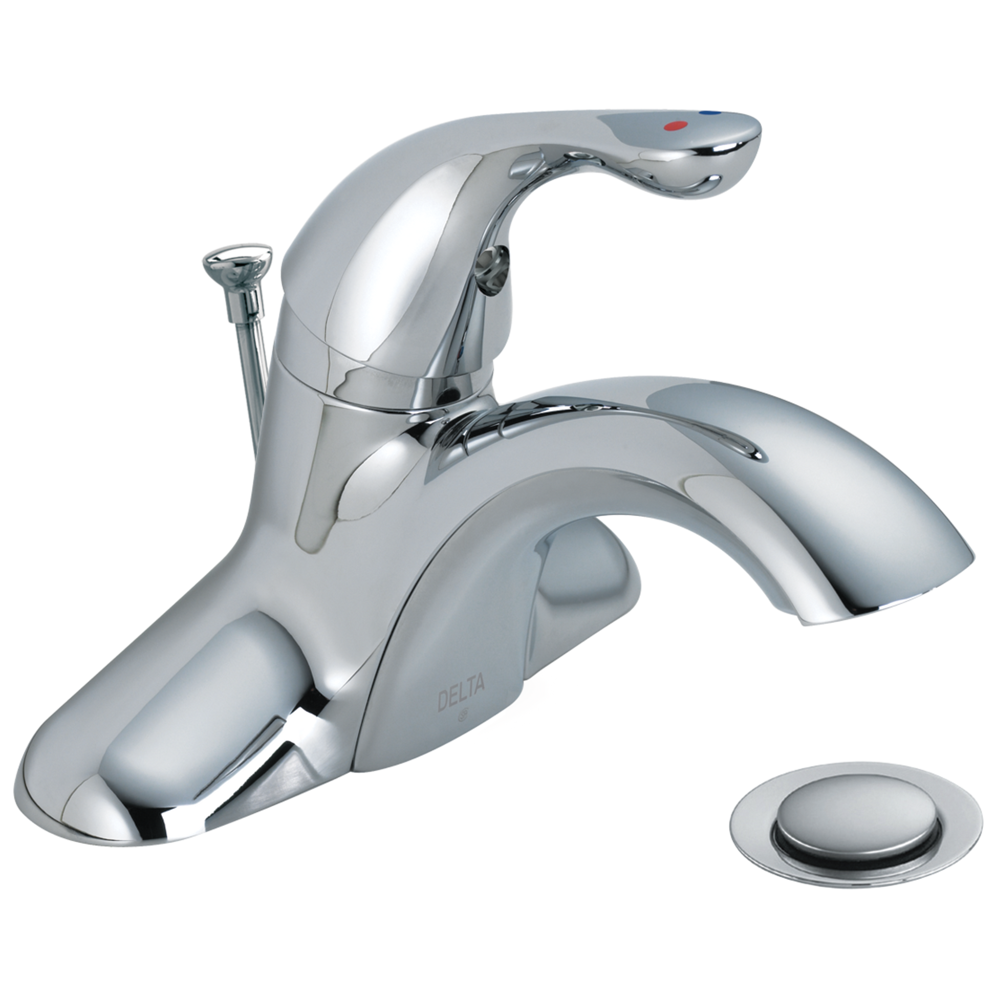 Delta 520LF-HDF Single Handle Center Set Bathroom Faucet
