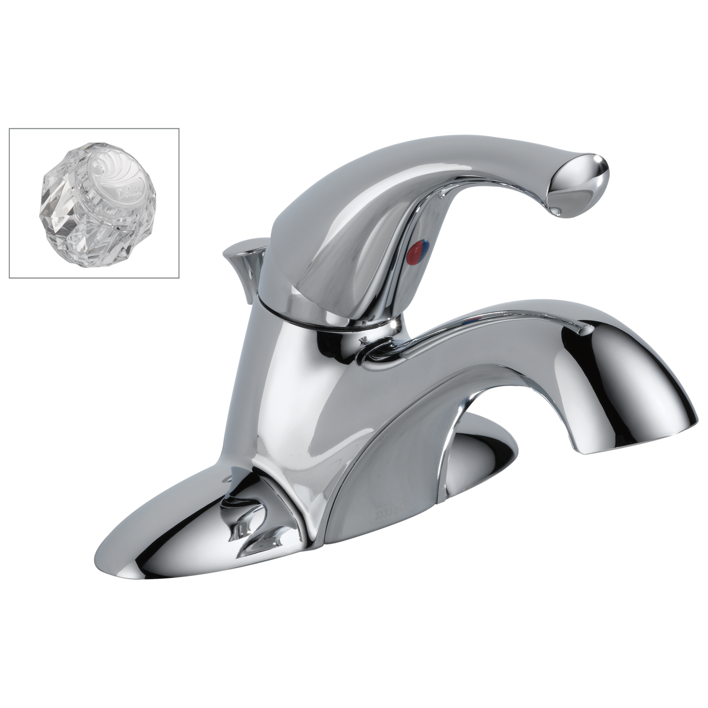 Delta 521-ECO-DST-A Classic Single Handle Center Set Bathroom Faucet