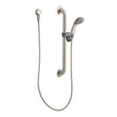 Moen 52124GBM25 Commercial Slide Bar/Grab Bar Shower in Classic Brushed Nickel