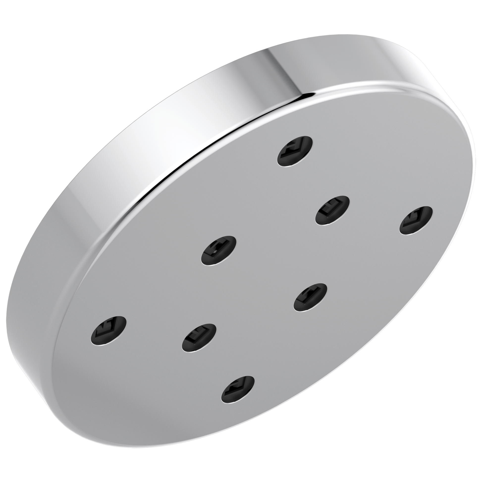 Delta Universal Showering Components: H2Okinetic Single-Setting Metal Raincan Shower Head