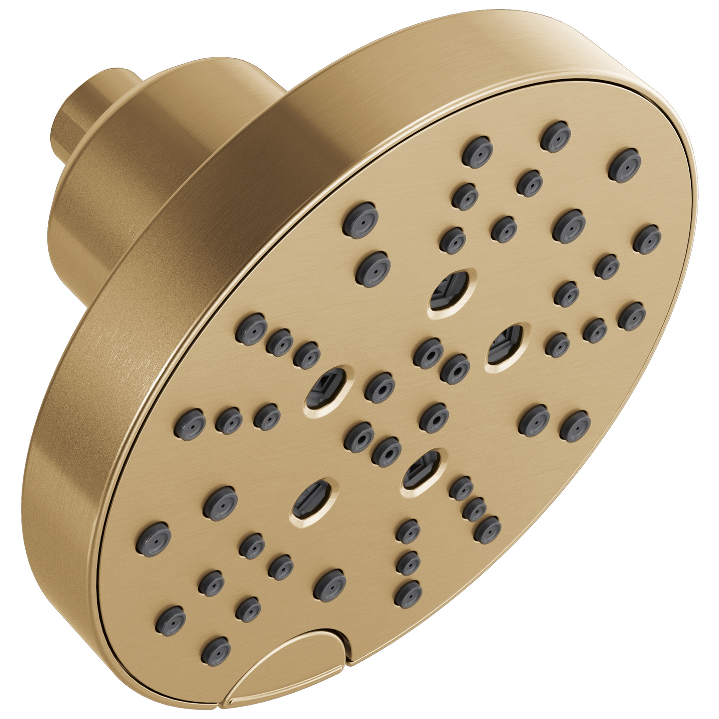 Delta Universal Showering Components: H2Okinetic 5-Setting Contempoary Round Raincan Shower Head