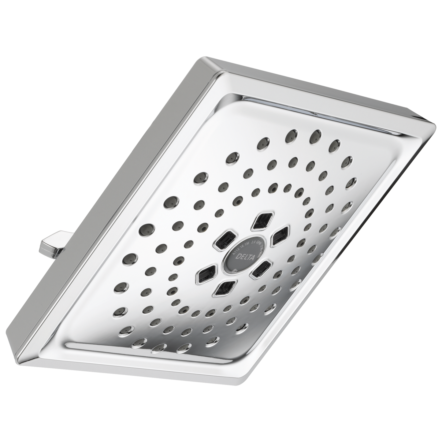 Delta Universal Showering Components: H2OKinetic 3-Setting Raincan Shower Head