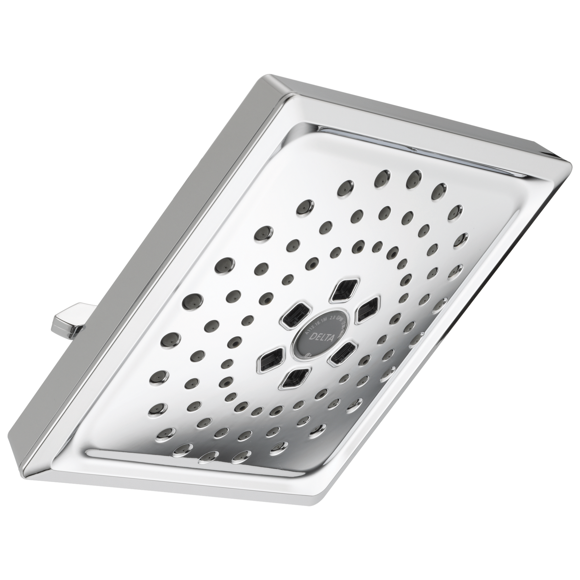 Delta Universal Showering Components: H2OKinetic 3-Setting Raincan Shower Head