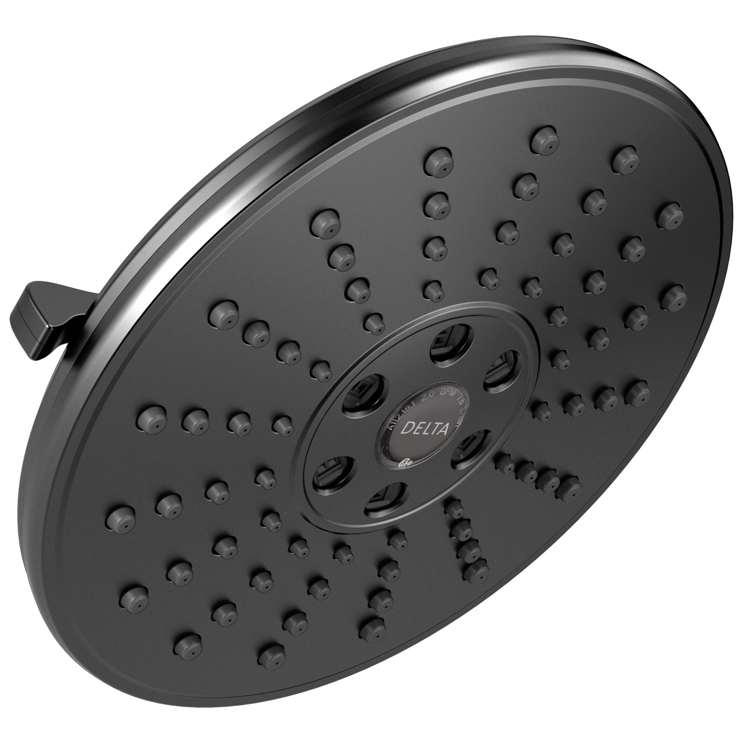 Delta Universal Showering Components: H2OKinetic 3-Setting Raincan Shower Head