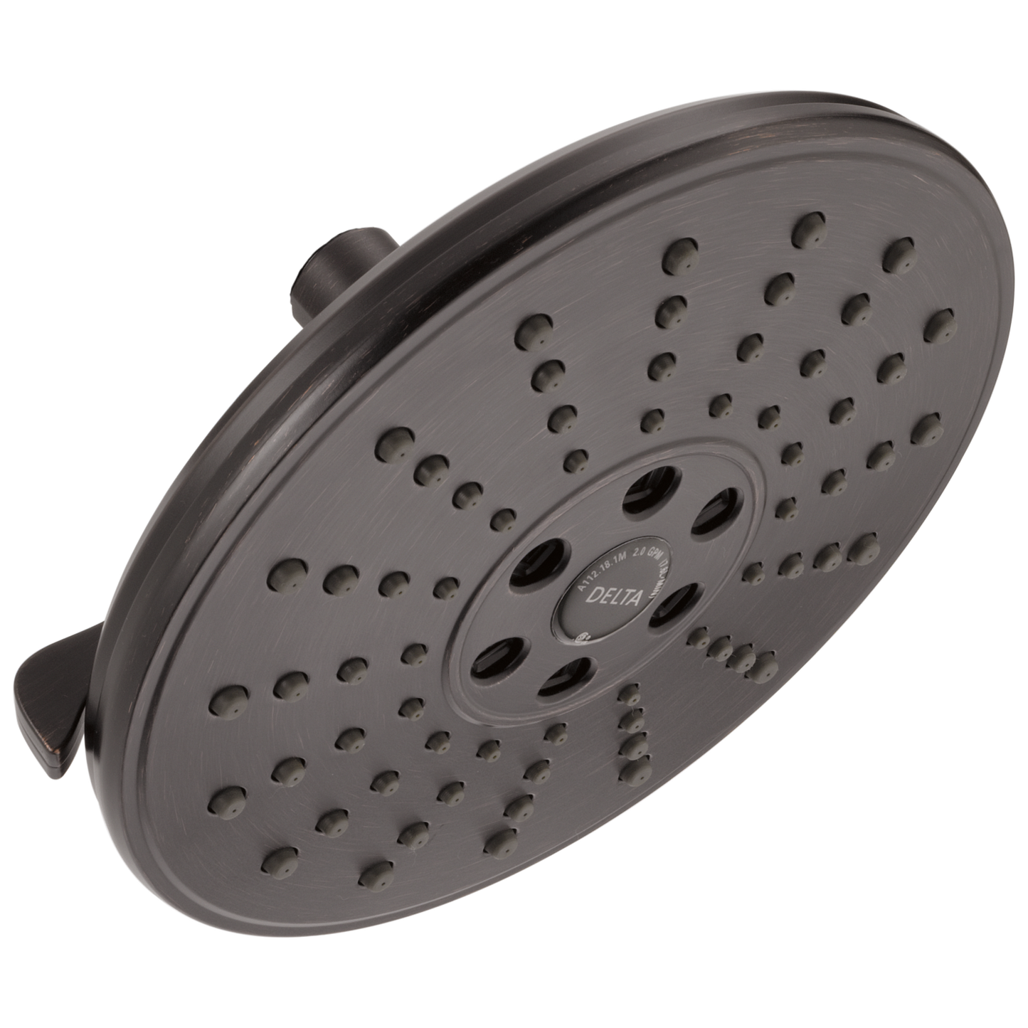 Delta Universal Showering Components: H2OKinetic 3-Setting Raincan Shower Head