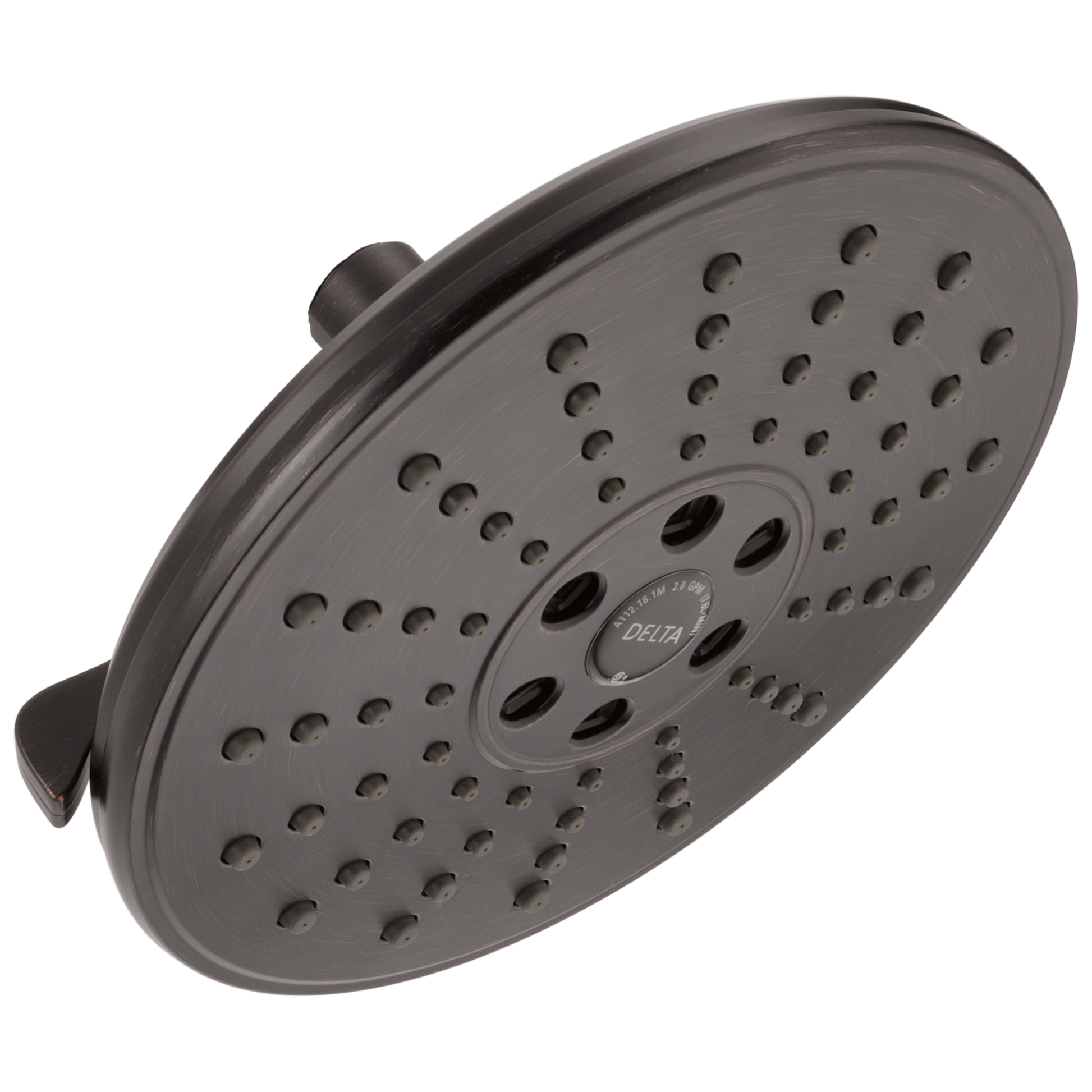 Delta Universal Showering Components: H2OKinetic 3-Setting Raincan Shower Head