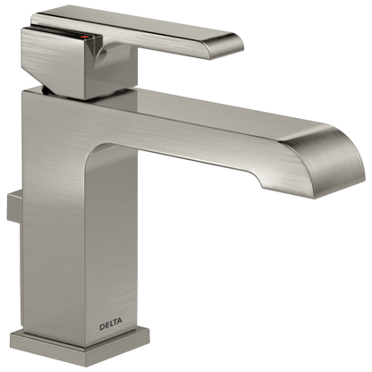 Delta 567LF-Metal Ara Single Handle Lavatory Faucet - Metal pop-up