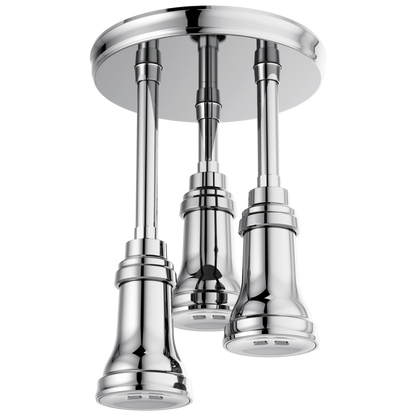 Delta Delta Universal Showering Components: H<sub>2</sub>Okinetic Pendant Raincan Shower Head