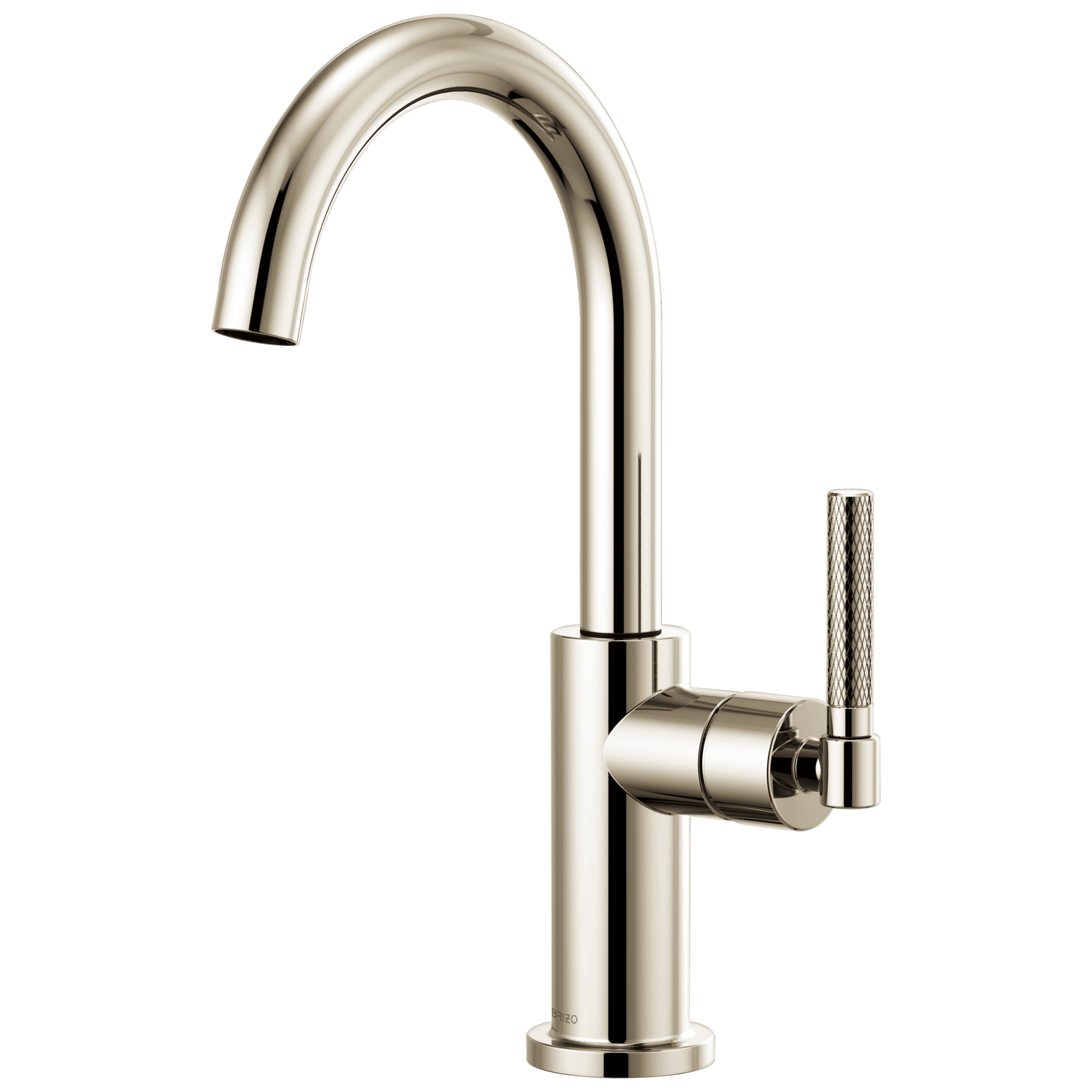 Brizo Brizo Litze: Bar Faucet with Arc Spout and Knurled Handle