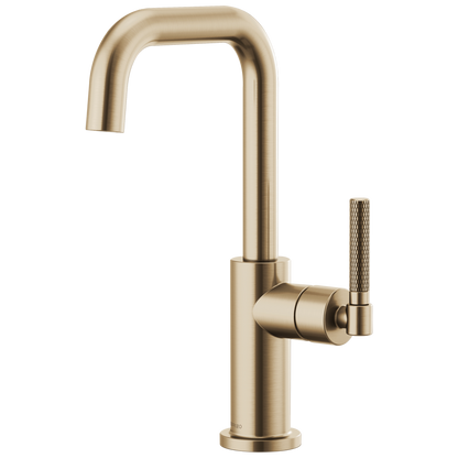Brizo Brizo Litze: Bar Faucet with Square Spout and Knurled Handle