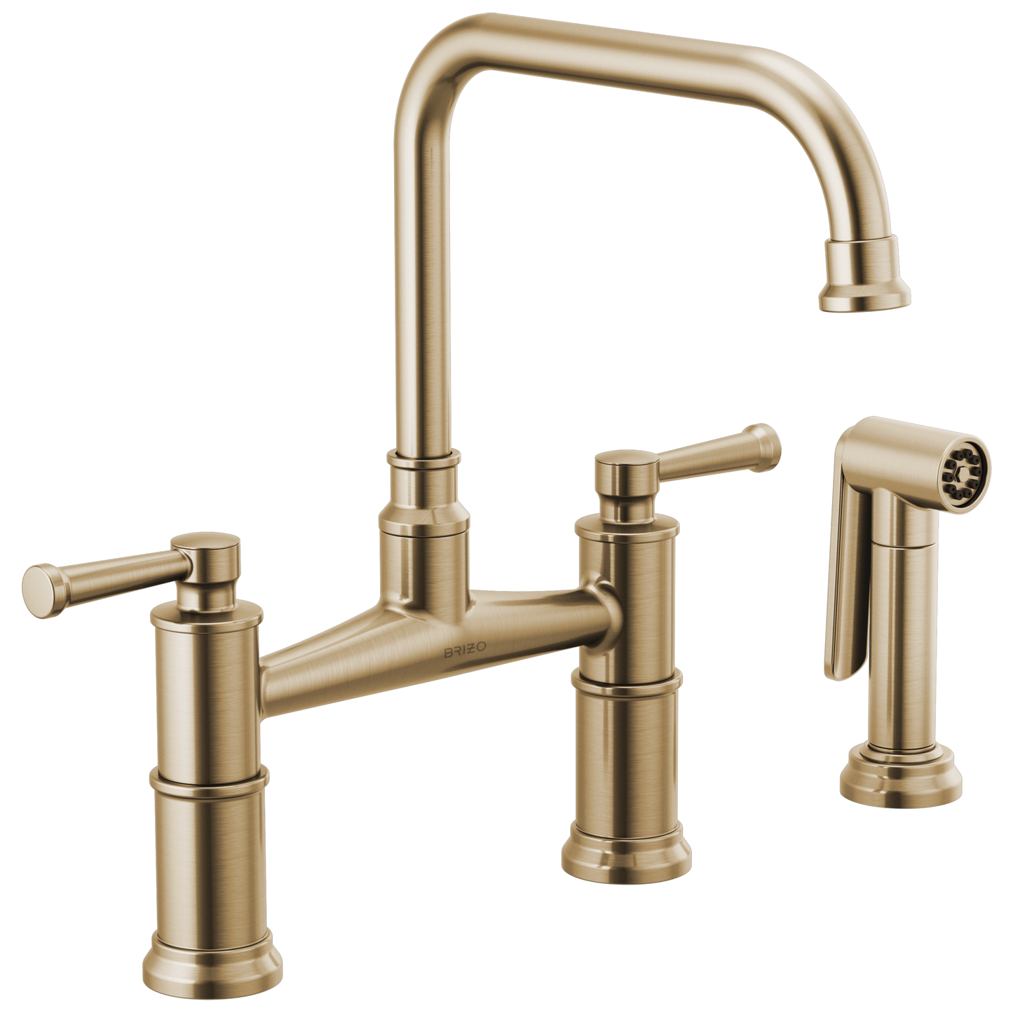 Brizo Artesso: Bridge Faucet with Side Sprayer