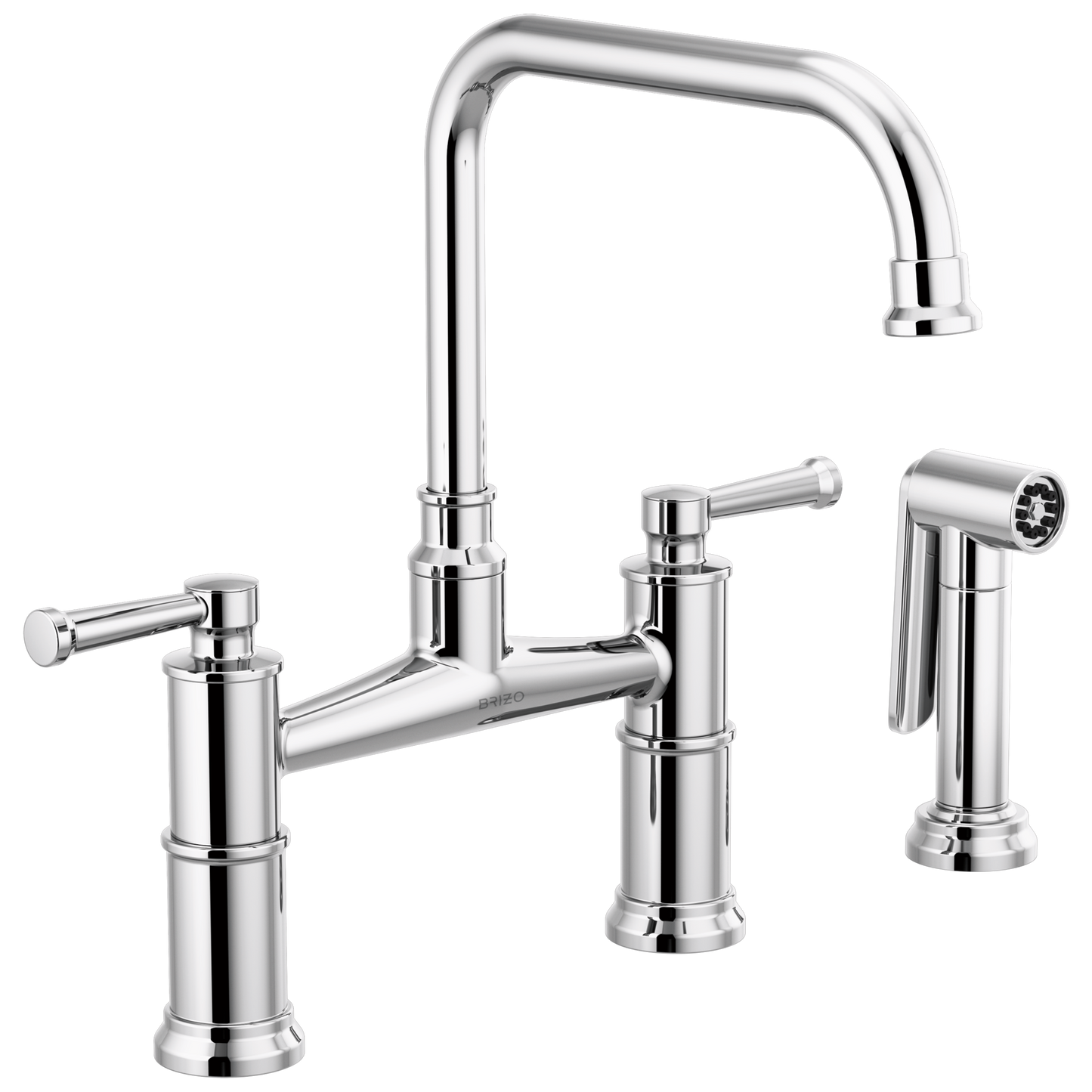 Brizo Artesso: Bridge Faucet with Side Sprayer