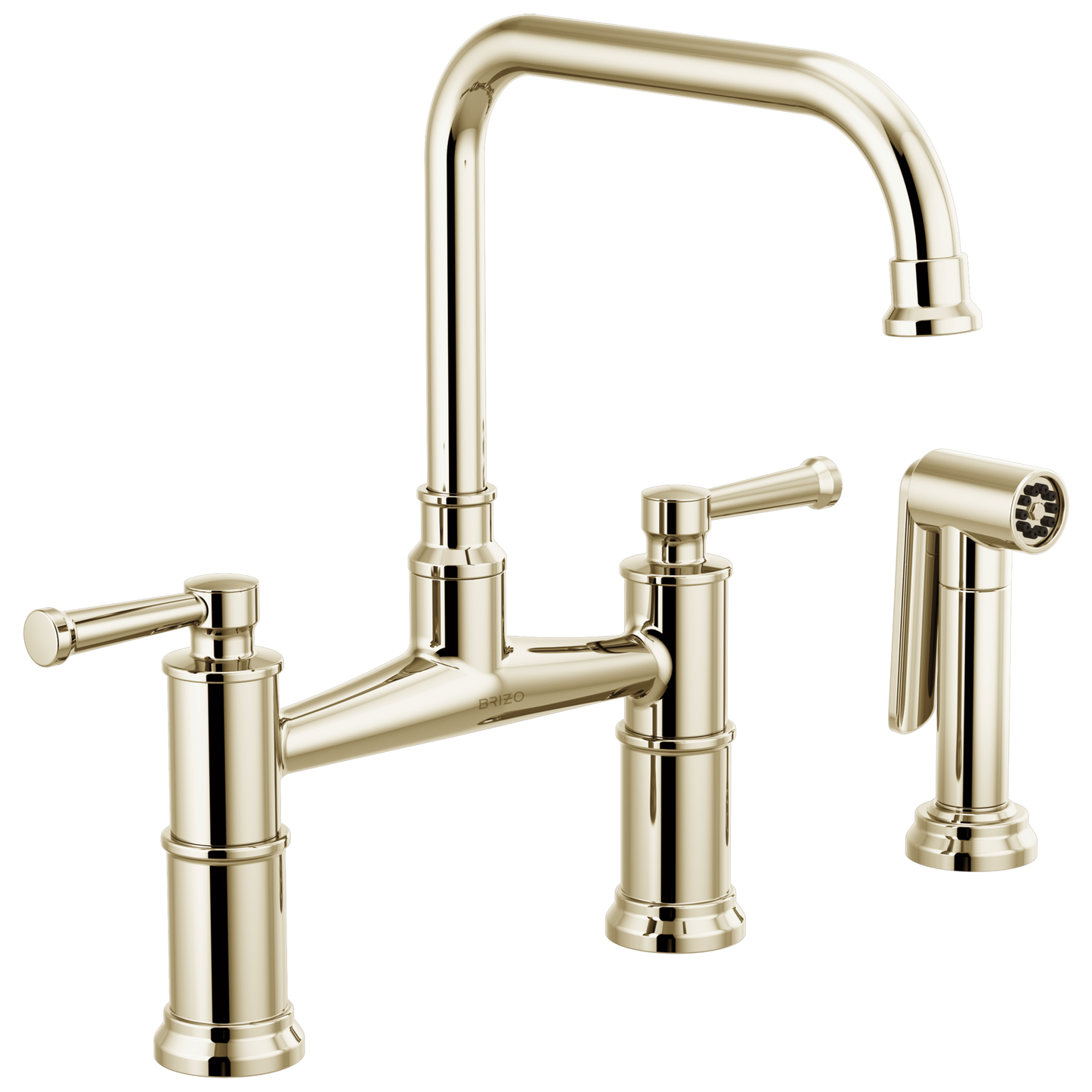 Brizo Artesso: Bridge Faucet with Side Sprayer