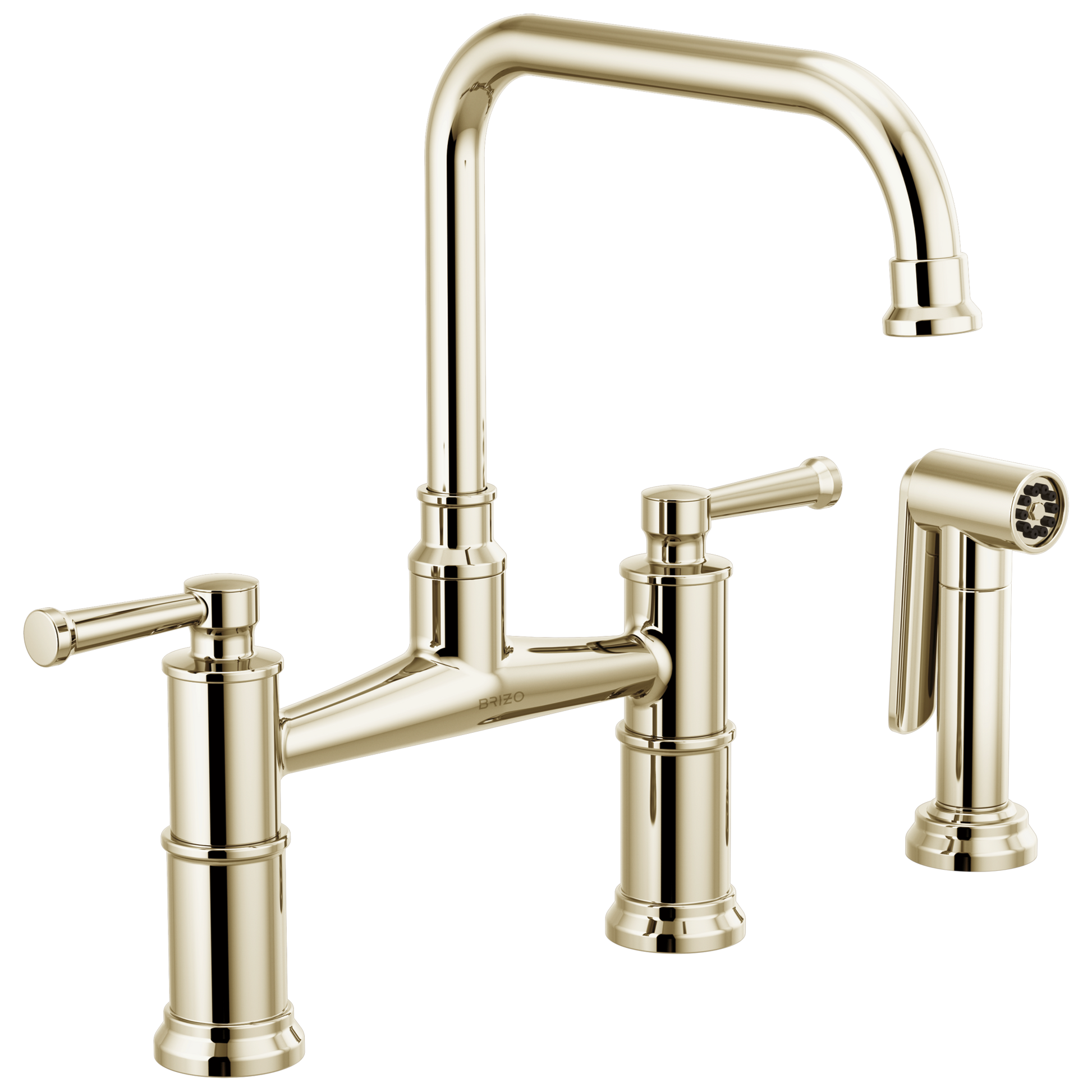 Brizo Artesso: Bridge Faucet with Side Sprayer