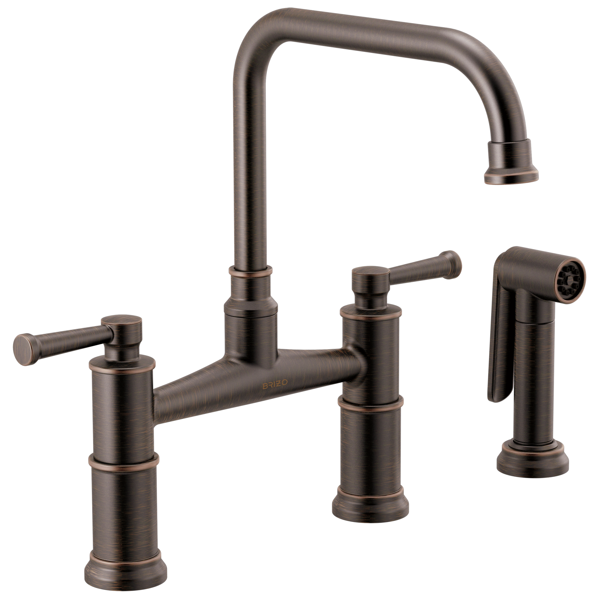 Brizo Artesso: Bridge Faucet with Side Sprayer