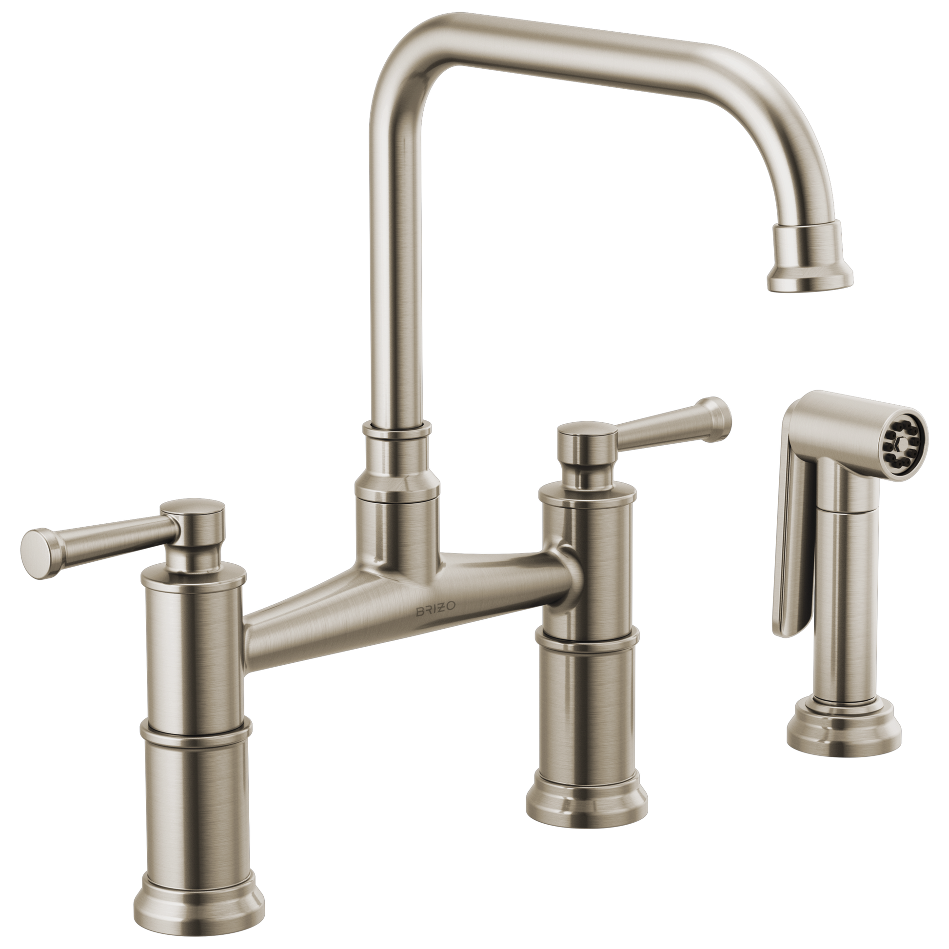 Brizo Artesso: Bridge Faucet with Side Sprayer
