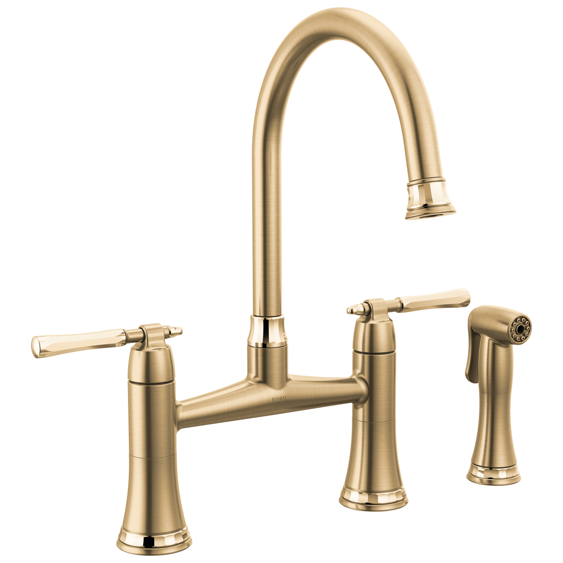 Brizo The Tulham Kitchen Collection by Brizo: Bridge Kitchen Faucet with Side Spray