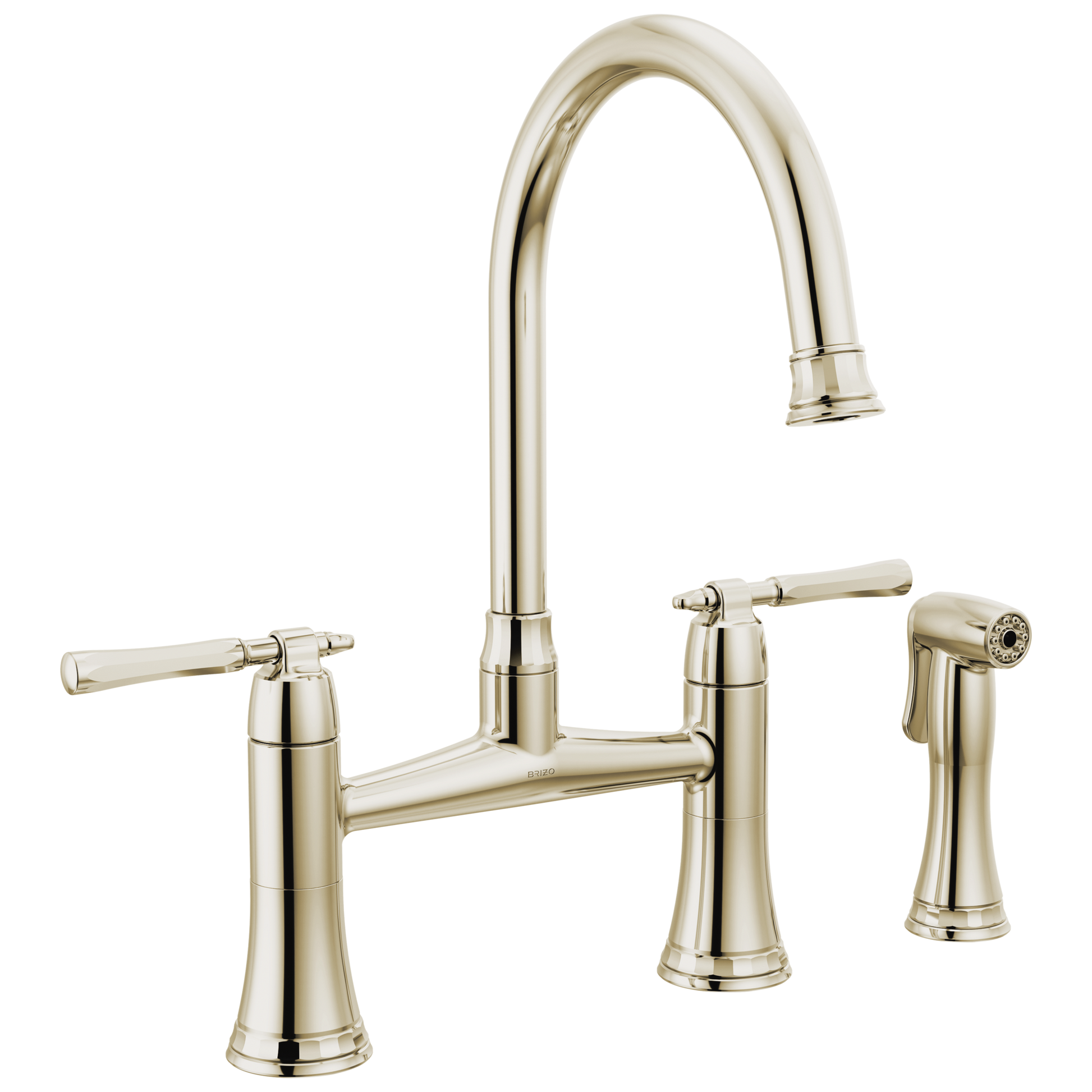 Brizo The Tulham Kitchen Collection by Brizo: Bridge Kitchen Faucet with Side Spray