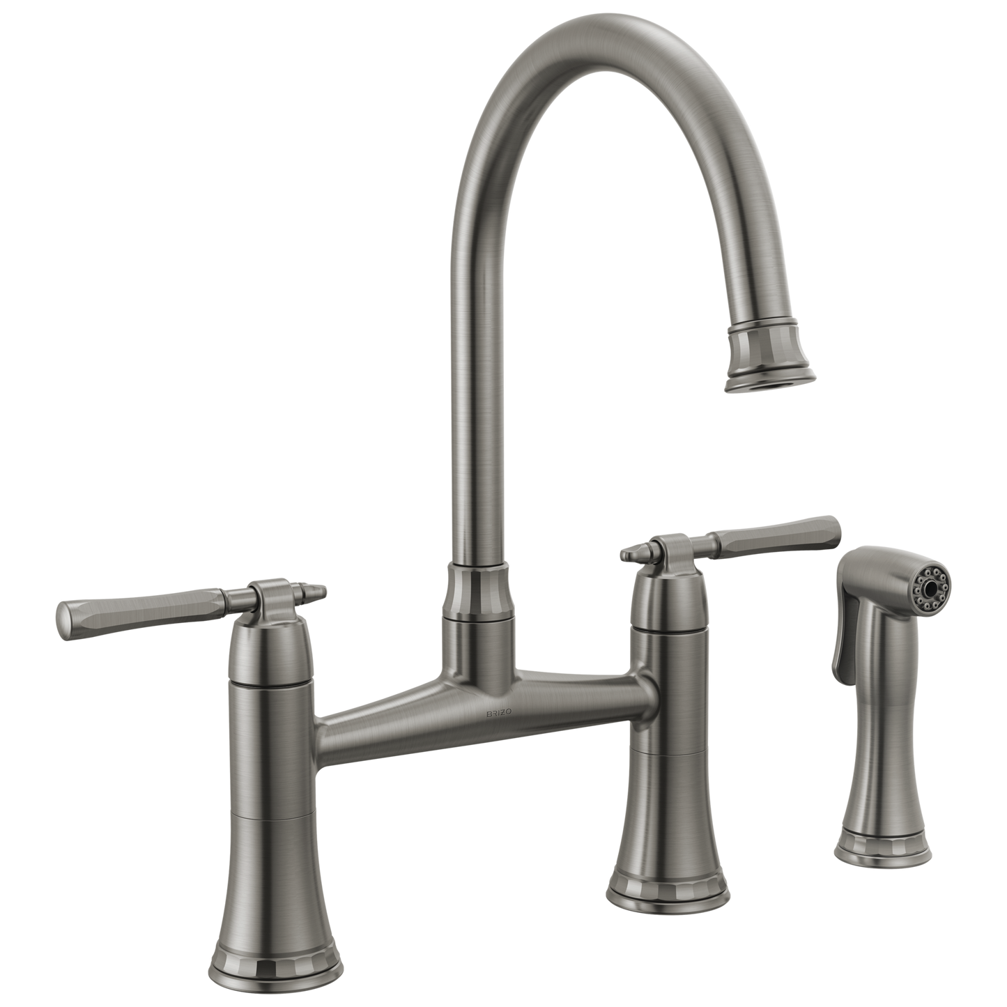 Brizo The Tulham Kitchen Collection by Brizo: Bridge Kitchen Faucet with Side Spray
